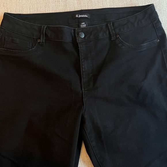 d. jeans Women’s Plus Skinny Jeans in Black size 20W - Picture 3 of 9
